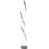 Galla Twisted Floor Lamp - Satin Nickel
