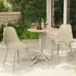 Gallipolis Bistro Dining Table with 2 Chairs - Sand, Plastic