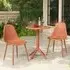 Gallipolis Bistro Dining Table with 2 Chairs - Terracotta, Plastic