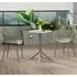 Gallipolis Metal Bistro Dining Table with 2 Chairs - Green