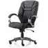 Galloway Executive Office Chair with Arms - Black, Fabric