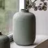 Galva Large Spun Aluminium Vase - Olive