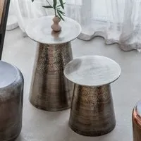 Ganglia Nesting Side Tables - Antique Brass
