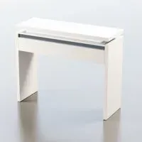 Garde Console Table with LED Lights - White