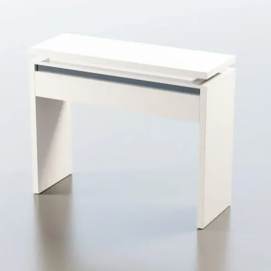 Garde Console Table with LED Lights - White image