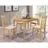 Garnet Dining Table with 4 Chairs - Oak