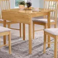 Garnet Square Drop Leaf Dining Table - Oak
