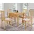 Garnet Square Drop Leaf Dining Table with 4 Chairs - Oak