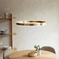 Garwood LED Frosted Glass Ceiling Pendant Light - Gold