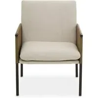 Gdynia Wooden Dining Chair with Black Frame - White