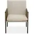Gdynia Wooden Dining Chair with Black Frame - White