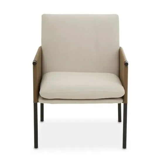 Gdynia Wooden Dining Chair with Black Frame - White