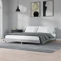 Gemma Double Bed Frame - Grey Sonoma Oak