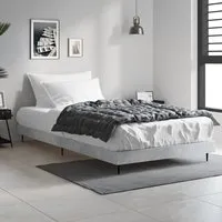 Gemma Single Bed Frame - Concrete Effect, Engineered Wood