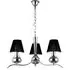 Gemosta 3-Arm Pendant Light - Black, Chrome