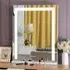 Geneva Portrait Dressing Mirror with LED Lighting - White