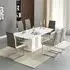 Genisimo Extendable Dining Table with 6 Symphony Chairs - Grey