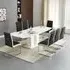 Genisimo Extendable Dining Table with 8 Symphony Chairs - Black