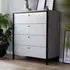 Genoa Chest of 4 Drawers with LED - Grey