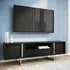 Getxo TV Stand with Drawer - Black