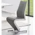Gia Dining Chair - Grey, Faux Leather