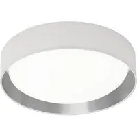 Gianna LED Flush Ceiling Light - Silver, Acrylic