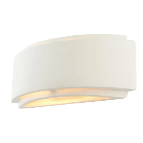 Gianna Wall Light - Matt White, Plaster product