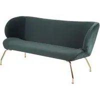 Giausar 2-Seater Sofa - Green, Fabric