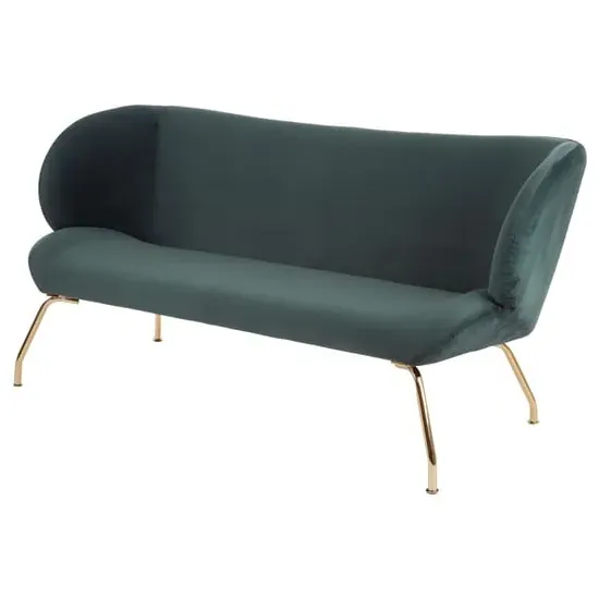 Giausar 2-Seater Sofa - Green, Fabric