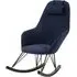 Giausar Rocking Chair - Blue, Fabric