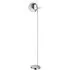 Gikona Ball Design Floor Lamp with Adjustable Shade - Chrome