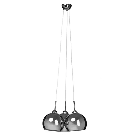 Gikona Triple Ball Design Pendant Light - Chrome