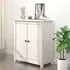 Giles Sideboard with 2 Doors - White, Pine Wood