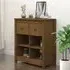 Giles Sideboard with 2 Drawers - Brown, Pine Wood