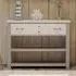 Gilford Console Table with 4 Drawers - Grey, Wood