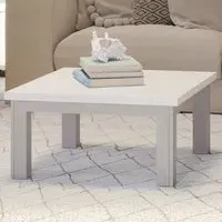Gilford Square Coffee Table - Greystone, Wood
