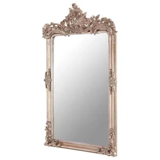 Gilpas Rectangular Wall Mirror - Antique Silver image
