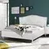 Gilroy King Size Bed Frame - Serigraphy White