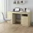 Giolla Computer Desk with Storage - Sonoma Oak