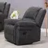 Girona 1-Seater Recliner Sofa - Dark Grey, Fabric