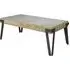 Girona Ceramic Coffee Table - Grey, Steel
