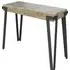 Girona Ceramic Console Table - Grey, Steel