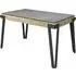Girona Ceramic Dining Table - Grey, Steel