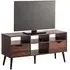 Girona TV Stand with 2 Drawers 4 Shelves - Walnut
