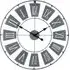 Givoa Small Wall Clock - Grey, Metal