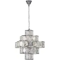 Glacier 7 Pendant Light - Chrome, Acrylic