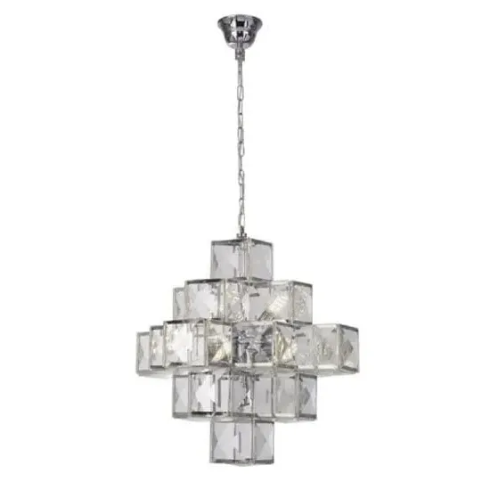 Glacier 7 Pendant Light - Chrome, Acrylic