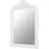 Glaria Rectangular Wall Mirror - Weathered White