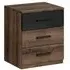 Glens 3-Drawer Bedside Cabinet - Monastery Oak
