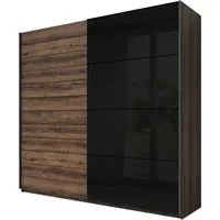 Glens Wardrobe with 2 Sliding Doors 200cm - Monastery Oak alternate view